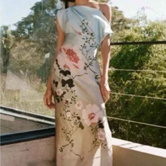 maxi green floral dress Darcy Maxi Dress